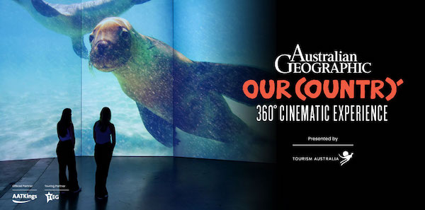 What's on in Perth this weekend for families: Australian Geographic: Our Country (immersive cinematic experience)