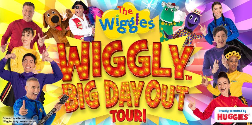 The upcoming Wiggles Tour in Australia: Wiggly Big Day Out Tour.