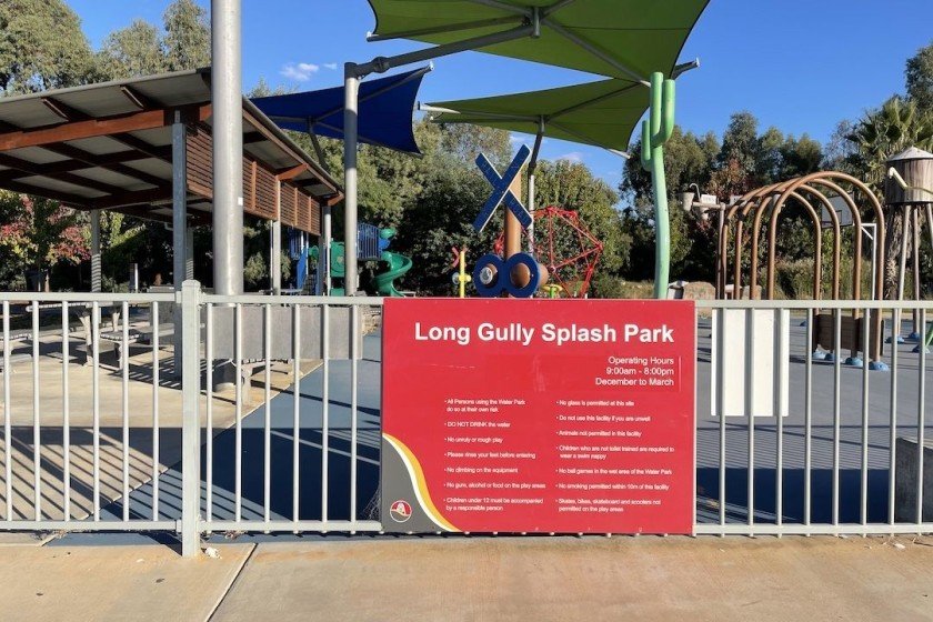 Long Gully Splash Park And Playground In Bendigo